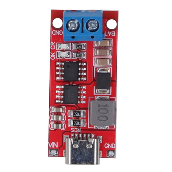 Litiumbatteri Boost Modul Type C Grensesnitt PCB Step Up Konverter 4A DC 3-6V Beskyttelse