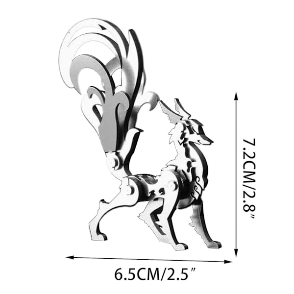 3d metal puslespil Stål Warcrafts 3d metal puslespil sæt gør det selv-samlemodelsæt Silver