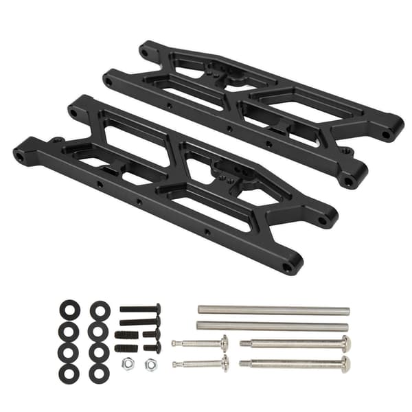 Aluminiumslegering Baghjulsophængsarm Høj Styrke til ARRMA 1/7 1/8 RC Bil Sort