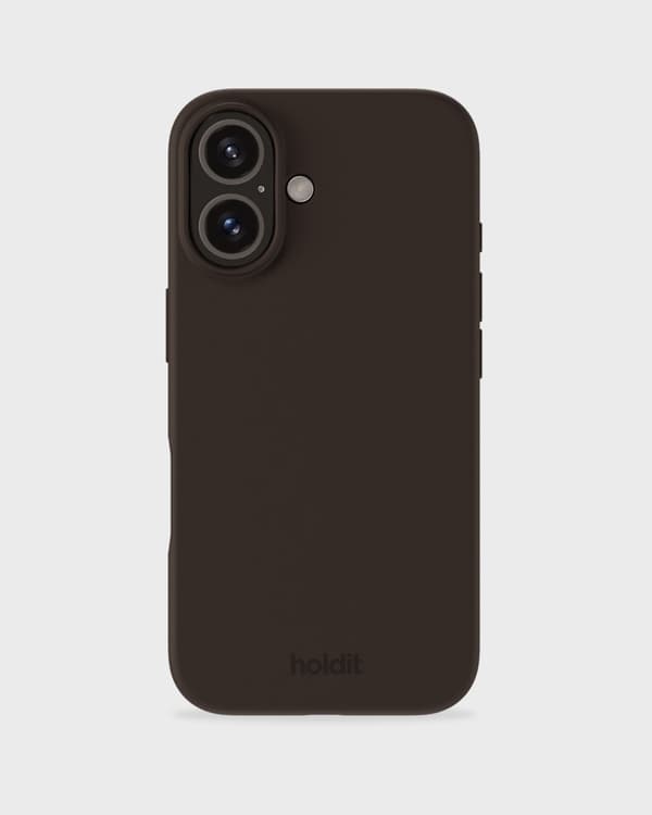 【BQ】holdit iPhone 16 Silikonikuori Chocolate 58