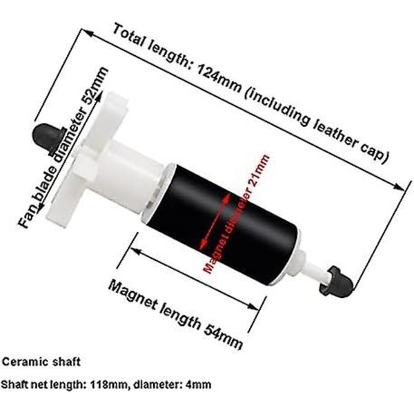 Starlight-lay Z Spa Hot Tub Pump Impeller/Rotor E02 Fix,(124mm) style 4