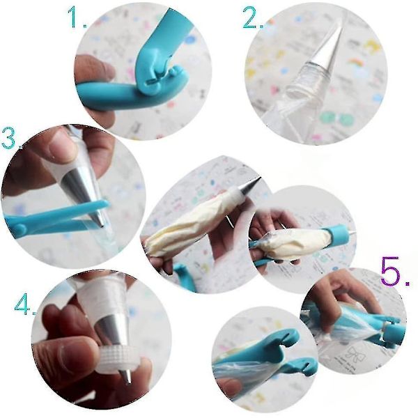 Kakedekorering Pen Tool Kit Konditorpose Gjør-det-selv Kake Deco Tools -