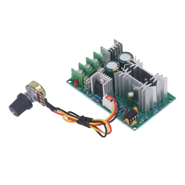 DC Motor Hastighetskontroller 20A Strømregulator 12V 24V 36V 48V Høy Effekt PWM Drivmodul