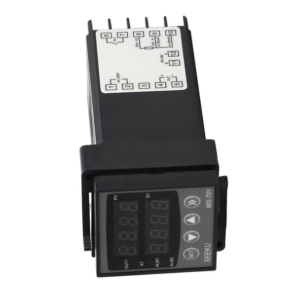 PID Temperaturkontroller Digitalt Display ABS Hus Intelligent Temperaturkontrollmåler DC 24V