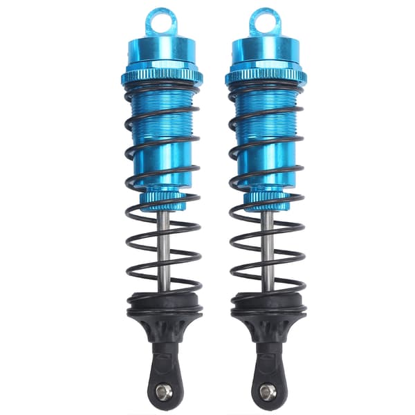 2 stk. justerbar metal støddæmper til HSP HPI 1/8 RC Crawler Blå