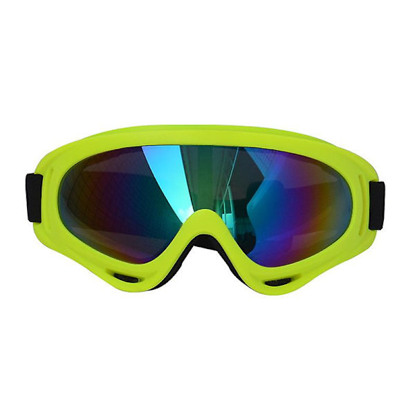 X400 Goggles Cross-country Motorsykkel Goggles Rød Ramme Farge Film Gul ramme fargefilm Yellow frame color film