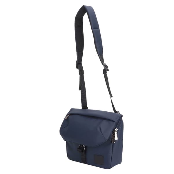 OX PLOUGH Männs Messenger Bag Vattentät Polyester Läder Casual Man Axelväska Väskor Mörkblå