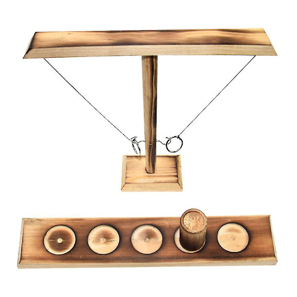 Hook/Ring Toss Battle Game, Family Interactive Drinking Games Bordsskiva Ring Toss