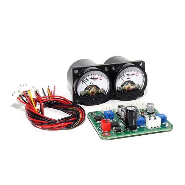 【BQ】Høystabil VU-meter med varm bakgrunnsbelysning Analog VU-panelmeter for opptak