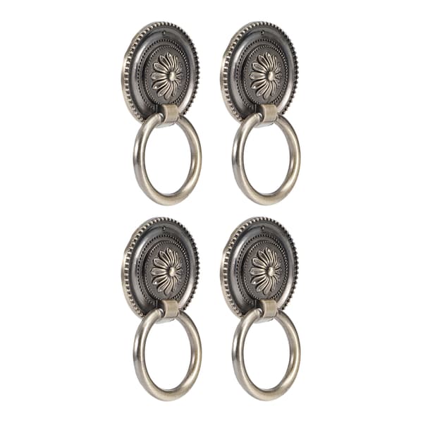 Antik Zinklegering Kabinet Dørhammer Dørring Hardware Montering Bronze