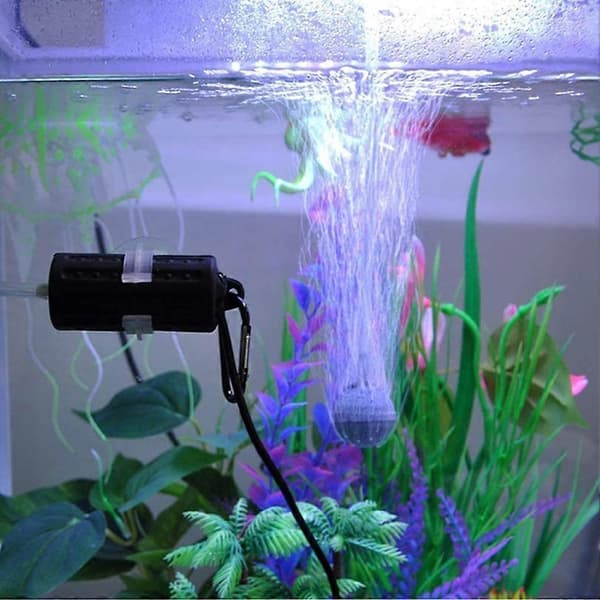 【BQ】USB Lydløs Iltpumpe til Akvarium | Bærbar Mini USB Luftpumpe til Akvarium Green