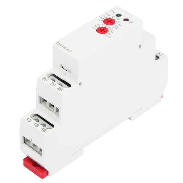 Enkeltfunktions DIN-skinne Tidsrelæ Industriel Kontrol Auto Timer Relæ GRT8-A2 (AC/DC12V-240V)