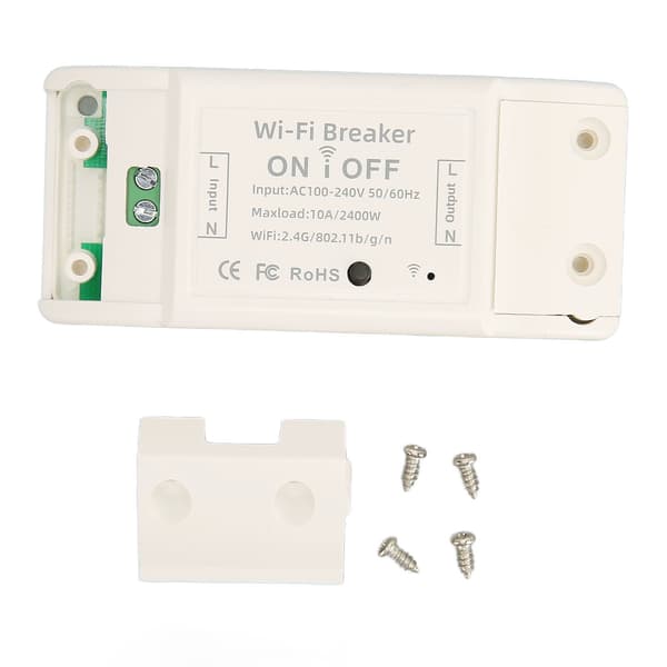 WiFi Smart Switch Stemmestyring AC 100-240V Husholdningsapparat Afbryder