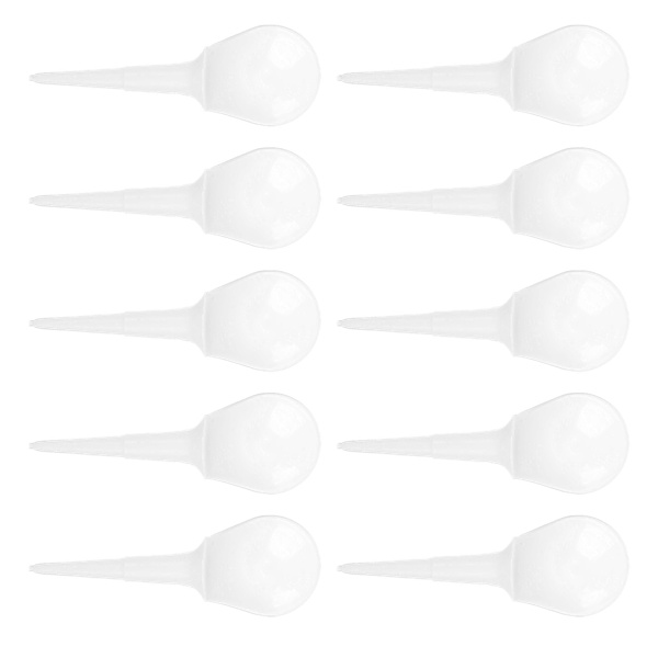 10 stk. buede golftees stolformede lette pigger ball golf tilbehør hvit