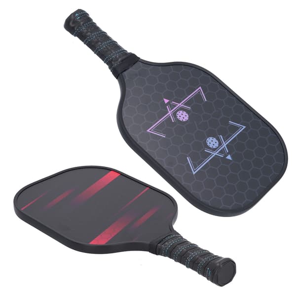 Bärbart Pickleball Racket Set med Glasfiberpaddlar och Polymerkärnbollar
