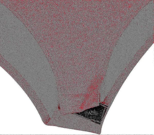 Ärm Hals Dräkt Andningsbar Stretch Red X-S
