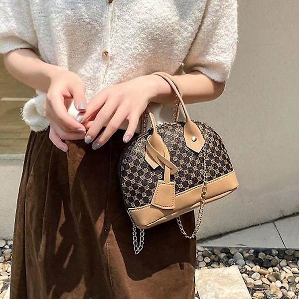 Kvinner Mini Liten Tote Bag Chain Messenger Skulderveske Dame Shell Bag