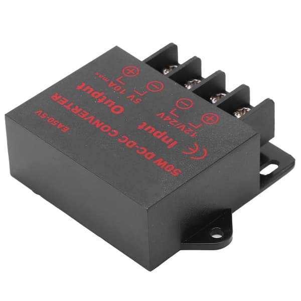 Strømomformeradapter DC 24V 12V til 5V 10A Spenningsregulator for Motoropptaker EA50‑5V