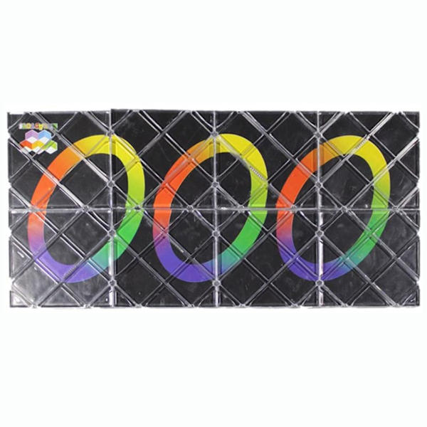 Vikbar 8-panels Magic Cube Professionell Twisty Puzzle Klassiska Leksaker