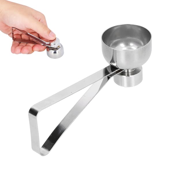 Egg Topper Cutter Eggshell Cutter Rustfritt Stål Egg Cracker Åpner Remover for Kjøkkenverktøy Forsyning