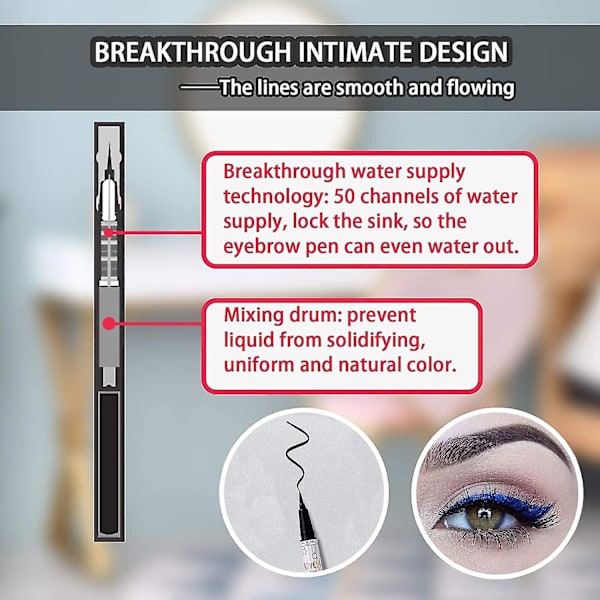 8-pack färger Matt flytande eyeliner Set, färgglada eyeliner Penna Vattentät eyeliner flytande penna, med flexibel filtspets Professionell fläcksäker Hyp Raspberry