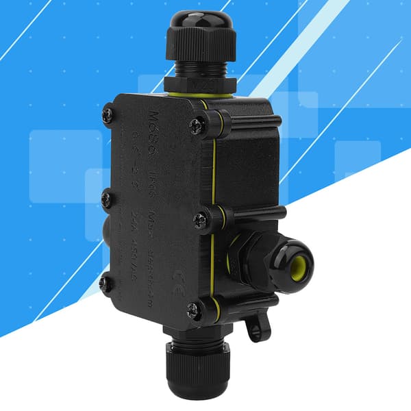 IP68 Plast Samledåse 5m Undervandsforbindelse Ledningsboks T100 450VAC 24A UL94V‑2