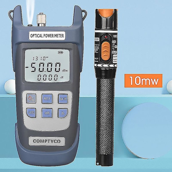 2 In1 Ftth Fiber Optic Tool Kit Fiber Optical Power Meter -50~+26dbm Visual Fault Locator Fiber Optic Test Pen And50mw 1/10/30mw G510A and 10MW