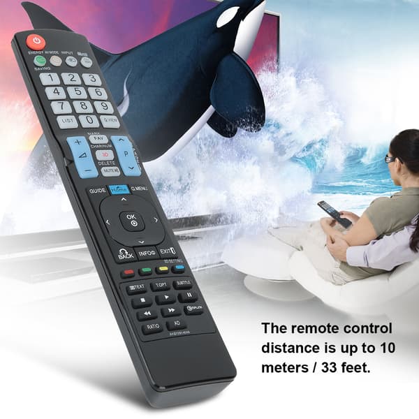 For LG AKB72914048 TV 10 Meter Fjernkontroll Avstand Erstatningsfjernkontroll