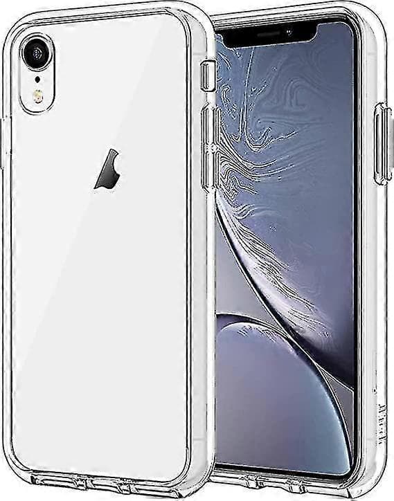 Gjennomsiktig silikondeksel kompatibelt med iPhone 7, iPhone 7 Plus, iPhone X, iPhone Xr, iPhone 11/11 Pro, iPhone 11 Pro Max-deksel for iPhone XR