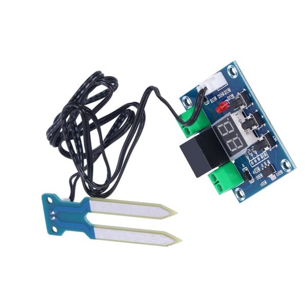 Fuktighetskontrollmodul Jordsensor Automatisk Vanning Digital Skjerm XH‑M214 DC12V