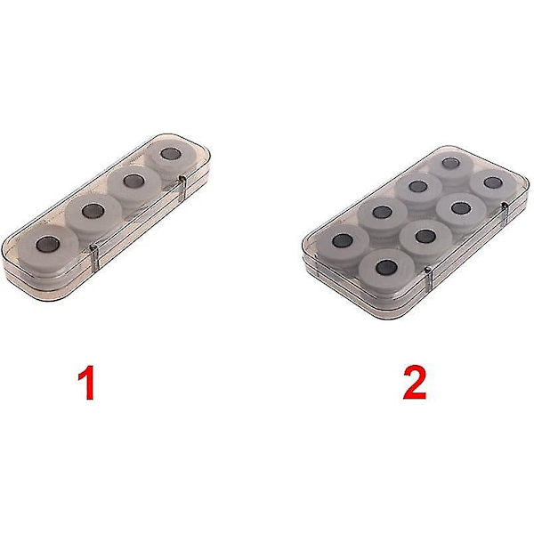 White Foam Board 8 Fishing Line Bobbin Plastic Box For Fishing Line Spools Fishing Rig Storage
