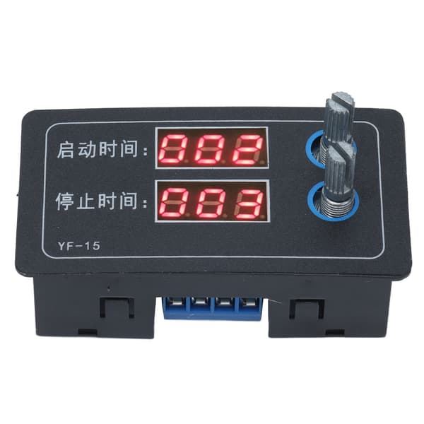 YF‑15 Digital Timer Forsinkelsesbryter Motorkontrollmodul med LED-display for generator