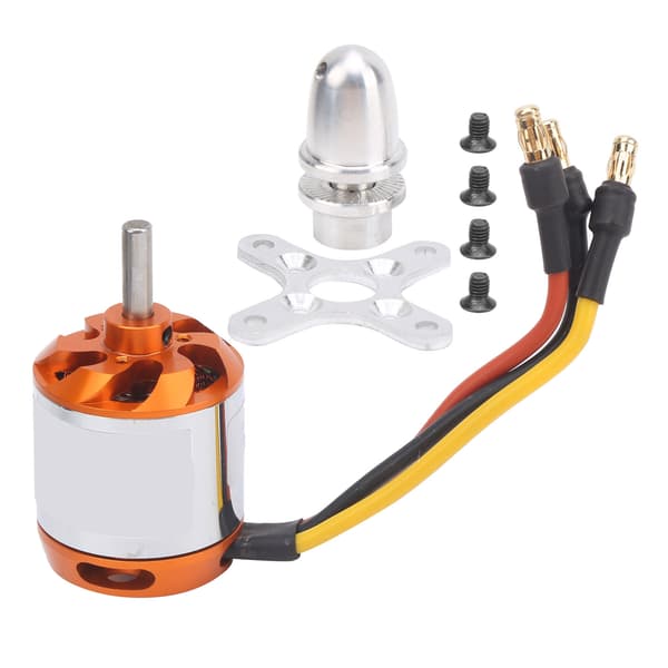 D2836 Borstlös RC-motor 1500KV Ersättning för fastvingat flygplan med adapter
