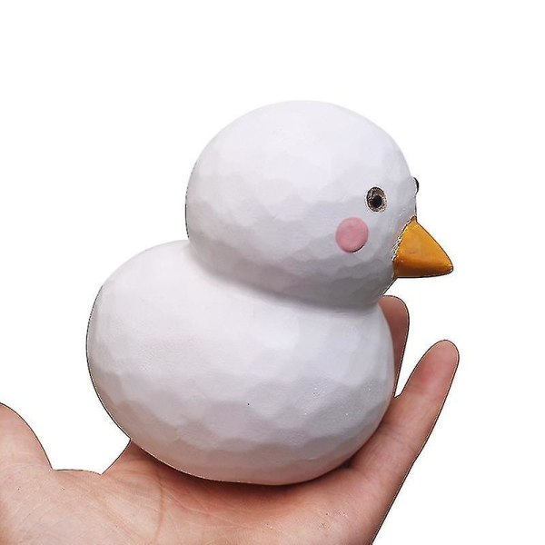 Trä jultomten prydnader för juldekoration Duck