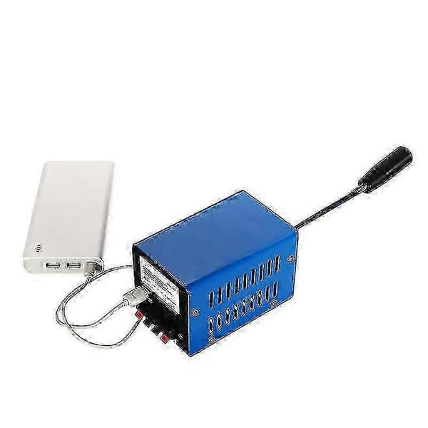 Nødgenerator med håndsving - Højeffektiv Dynamo USB-oplader til Camping