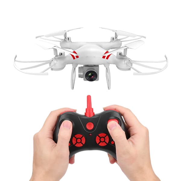 4K HD WIFI Sanntidsoverføring RC Drone Quadcopter Hvit