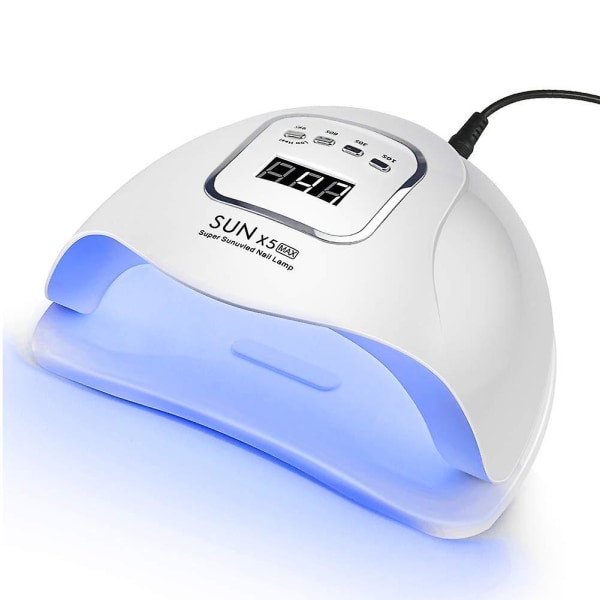 80w Nail Tørkelampe Uv Led Nail Lamp Gel Nails Med 4 Timer Setting Sensor British regulatory