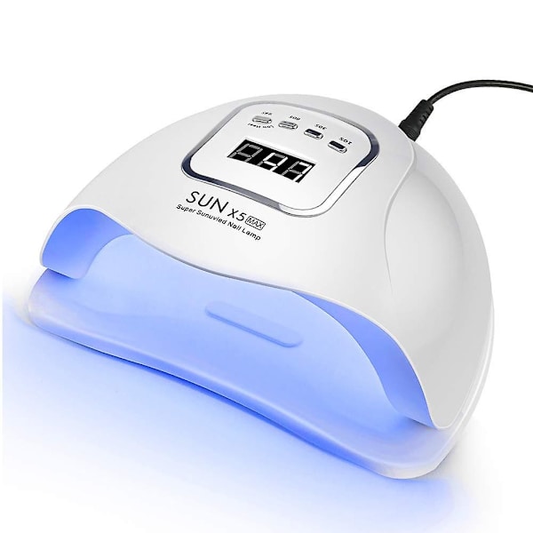 80w Nail Tørkelampe Uv Led Nail Lamp Gel Nails Med 4 Timer Setting Sensor European regulations