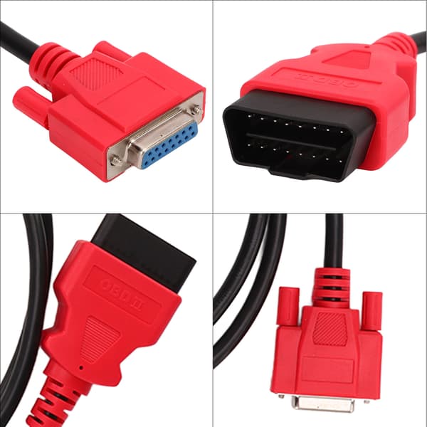 15-pin OBD2 skannerkabel diagnostisk adapter for Maxisys MS906 og MS906TS