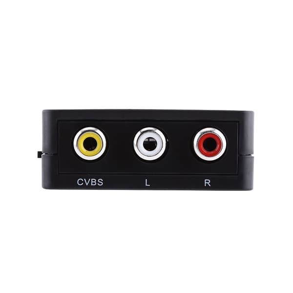 HD til RCA Composite Video Audio Converter 720p/1080p - Sort