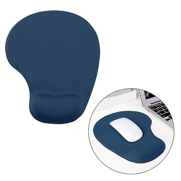 Gummibas handledsstöd Gaming Pad Anti-slip mörkblå