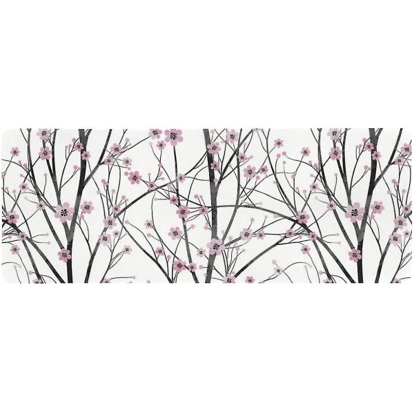 Spring Pink Cherry Tree Blossom Extra Extended Stor Gaming-musemåtte Bordplade Tastaturmåtte 31,5x12 tommer