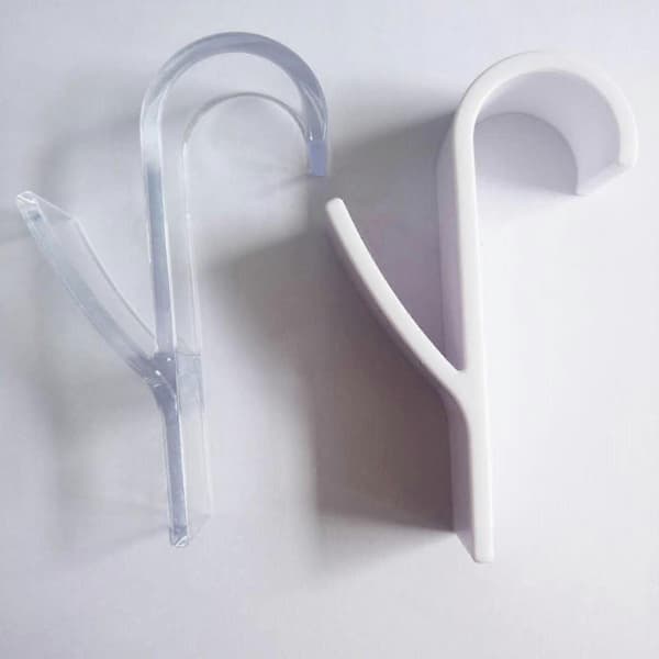 6 stk. kroker til radiator, håndkletørker til radiator, krok til radiator, kroker til badekar-radiator black 2pcs