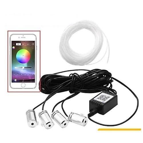 【BQ】LED-atmosfärsbelysning för bil, interiör stämningsbelysning 5 in1 APP Control