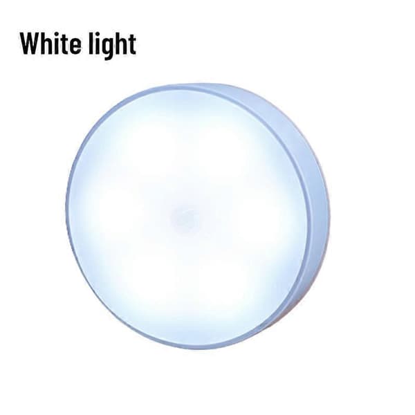 3 stk LED-nattlampe med berøringssensor, 3 moduser, USB-lading og -tilkobling, trådløs adsorpsjon med doble funksjoner white light 3PCS