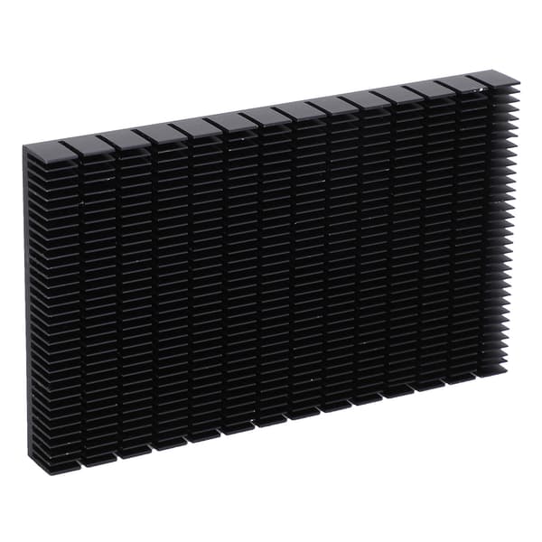 Køleplade Aluminium Sort Køler Varmeplade Radiator Køleplade Strømforsyning Kølemodul