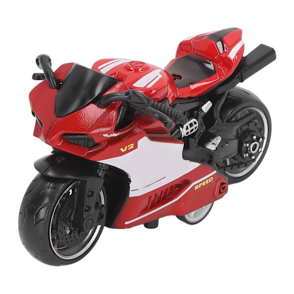 Træk Tilbage Motorcykel Legetøj Legering Simulation Model Børne Gave Samling Rød