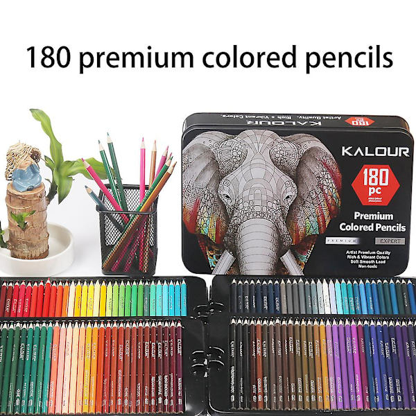 180 väriä Laadukas set