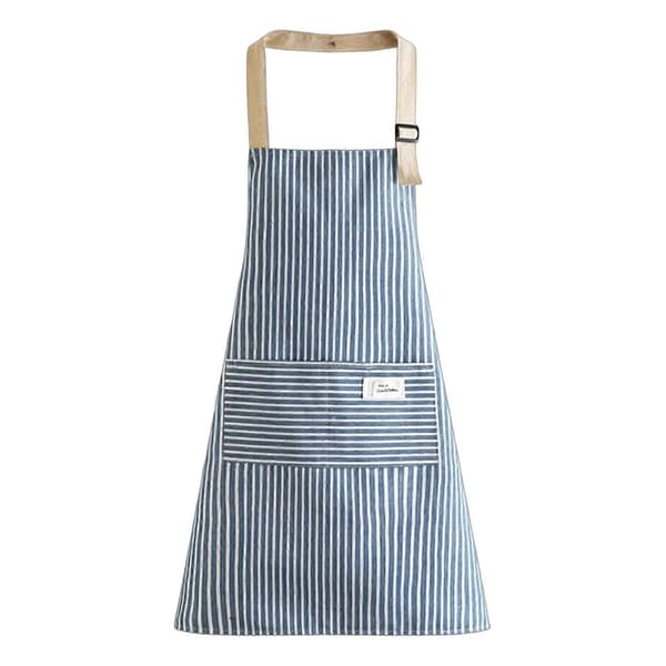 【BQ】Unisex kockförkläde för grillning - Stor lappficka för snabb åtkomst - som present Blue