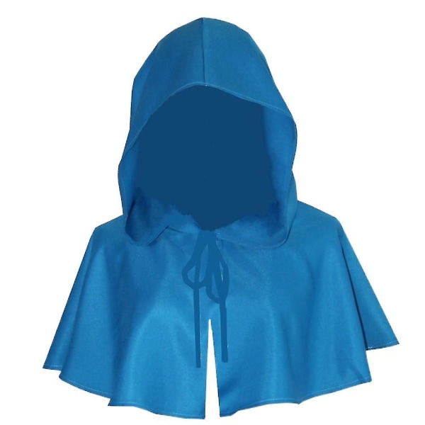 Halloween Cos Costume Death Cloak Medeltida Hooded Cloak Cospiay Costume brown